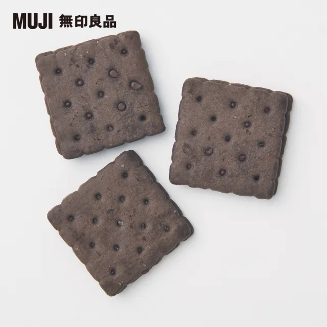 【MUJI 無印良品】可可風味夾心餅乾/可可.2入x6袋