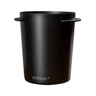 【Minos】磨豆機接粉杯 58mm 黑色款(扣於義式把手 可堆疊省空間)