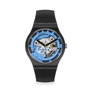 【SWATCH】New Gent 原創系列 BLUE ANATOMY 城市海洋 手錶 瑞士錶 錶(41mm)