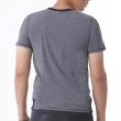 【FREEZONE】男短袖運動T恤上衣（灰）(吸濕排汗/慢跑/跑步/登山/重訓/健身房/瑜伽)