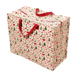 【Rex LONDON】環保收納袋 聖誕節(購物袋 環保袋 收納袋 手提袋)