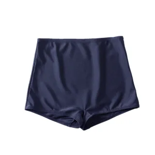 【泳衣果】泳褲琳娜高腰平角百搭泳褲單件(M-2L)