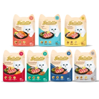 【Bellota 貝蘿塔】貓鮮包-腸道配方+益菌生F.O.S(85g 副食/成貓 多種口味-貓餐包)