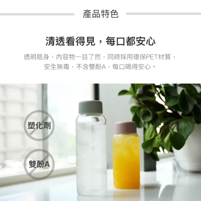 【LocknLock 樂扣樂扣】PET旋蓋沁涼隨身水壺350ml(4色任選)