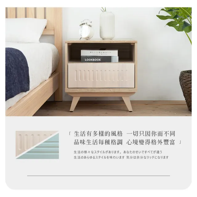 【時尚屋】[VRZ9]丹麥1.7尺床頭櫃-白(免運費 免組裝 床頭櫃)