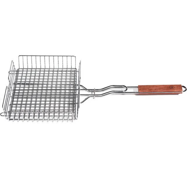【FOXRUN】美國 Outset不沾單柄烤肉籃 / 烤肉用具 中秋節 露營烤肉 BBQ