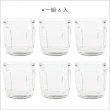 【EXCELSA】酒桶型玻璃杯6入 415ml(水杯 茶杯 咖啡杯)