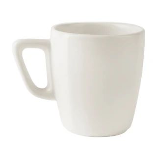 【EXCELSA】陶製馬克杯 白250ml(水杯 茶杯 咖啡杯)