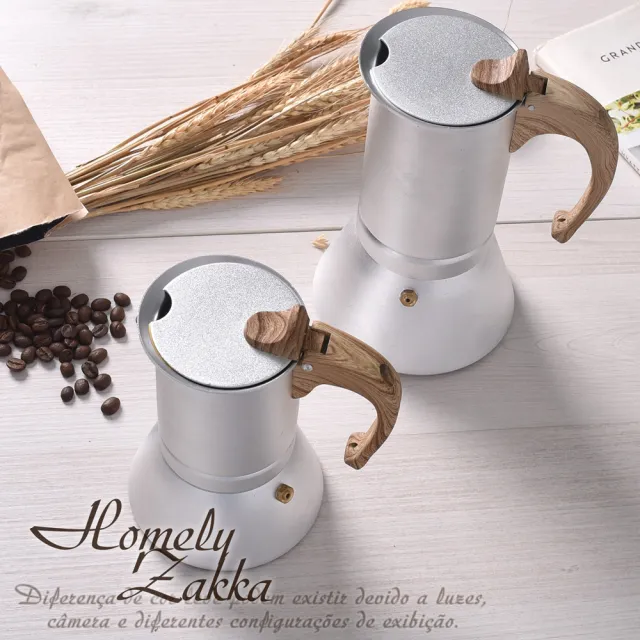 【Homely Zakka】北歐意式鋁合金摩卡壺/咖啡壺_3杯