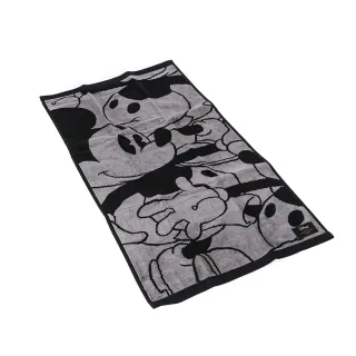 【HOLA】迪士尼黑標系列毛巾浴巾三入組-米奇