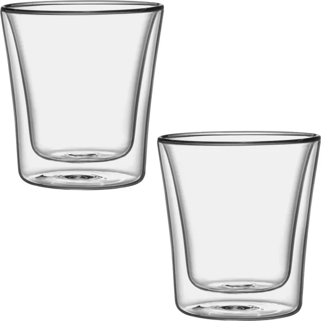 【TESCOMA】歐洲 雙層玻璃杯2入 250ml / 水杯 茶杯 咖啡杯