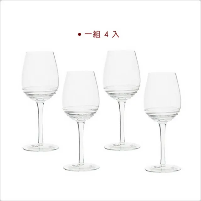 【CreativeTops】Mikasa漣漪白酒杯4入 300ml(調酒杯 雞尾酒杯 紅酒杯)