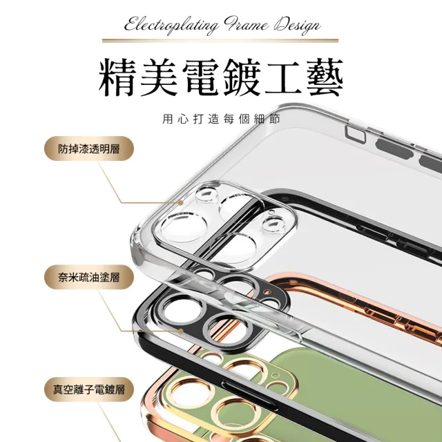 iPhone7Plus 電鍍金邊磁吸指環矽膠手機保護殼(7PLUS手機殼 8PLUS手機殼)