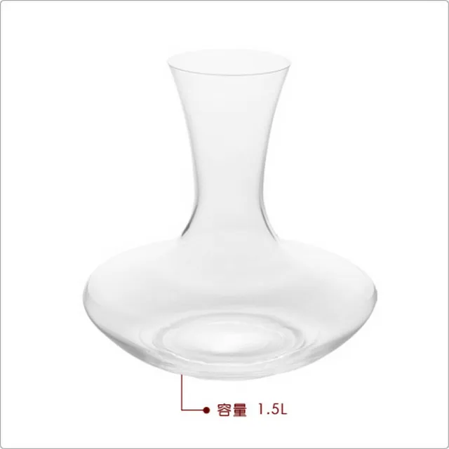 【EXCELSA】義大利 平口醒酒瓶 1.5L / 醒酒壺 分酒器