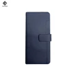 【CASE SHOP】OPPO A54 4G 前插卡側立式皮套-藍(內襯卡片夾層)