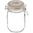 【Premier】咖啡玻璃密封罐 1L(保鮮罐 咖啡罐 收納罐 零食罐 儲物罐)