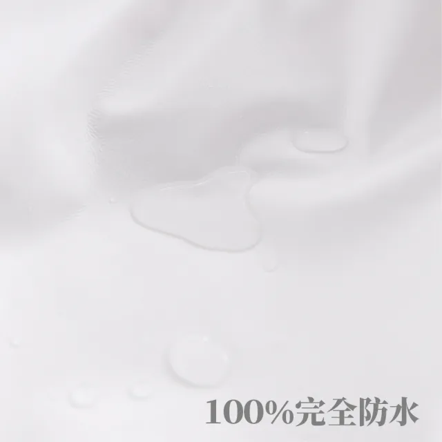 【EverSoft 寶貝墊】抗菌型 雙人特大床包式防水保潔墊 nano-6x7尺(100%防水透氣+銀離子除臭抗菌)