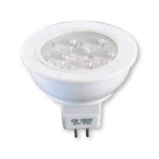 【KAO’S】MR16節能LED6W杯燈10入含驅動白光黃光(KA16-006-10)