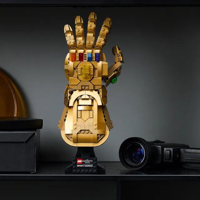 【LEGO 樂高】Marvel超級英雄系列 76191 Infinity Gauntlet(漫威 無限手套 居家擺設)