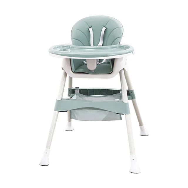 【JoyNa】兒童餐椅 餐桌 可調節多功能可折疊便攜式寶寶餐椅(贈加厚椅墊+托盤墊+收納袋)