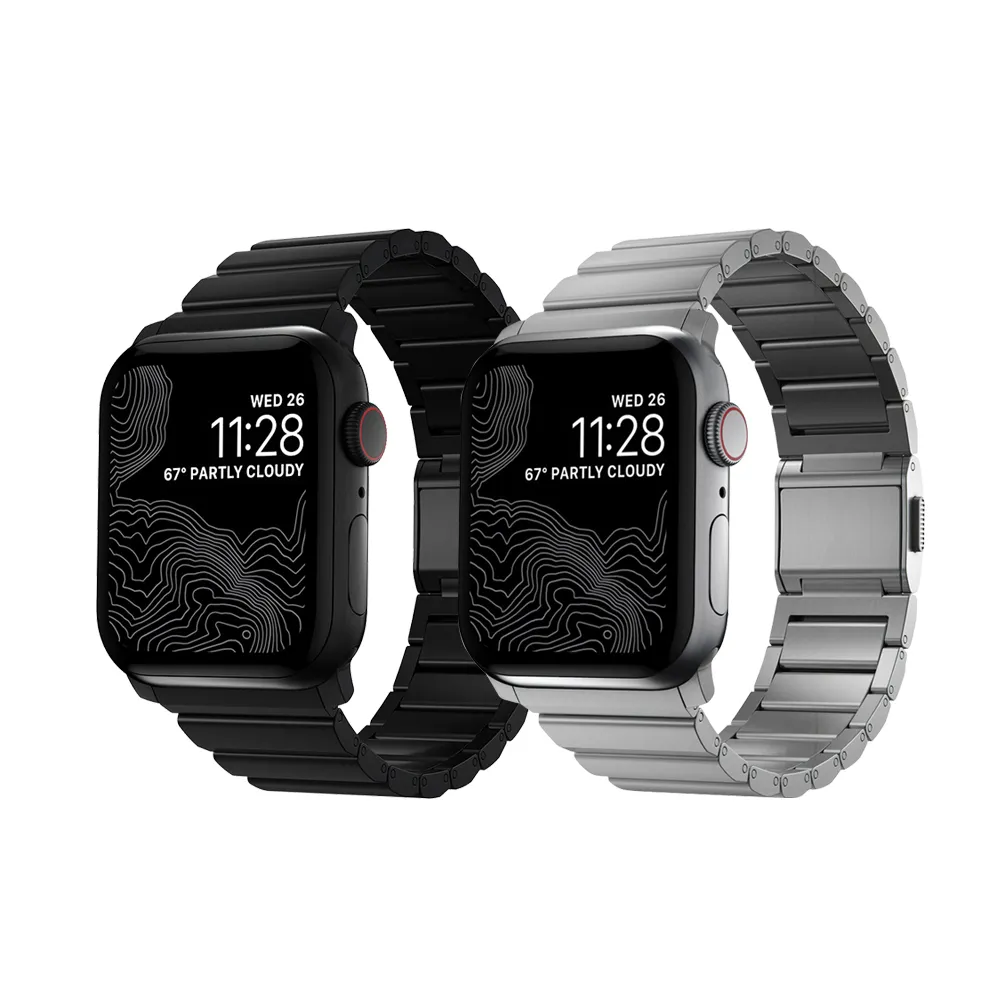 美國NOMAD】全球限量Apple Watch 49/45/44/42mm 鈦金屬錶帶2021新款