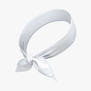 【NIKE 耐吉】頭巾 Tennis Headband 男女款 頭帶 運動休閒 可調頭圍 網球 吸汗 白 黑(NTN0010-1OS)
