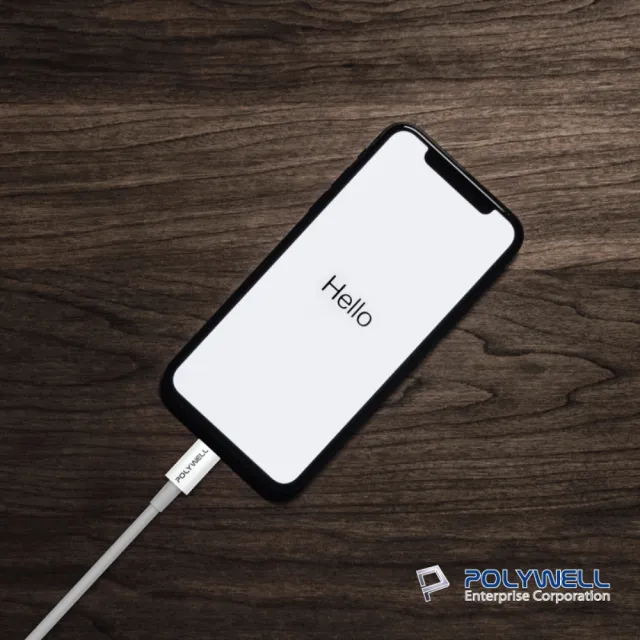 【POLYWELL】Type-C To Lightning 3A PD快充傳輸線 2M(支援最新蘋果iPhone iPad 18W/20W快充協議)