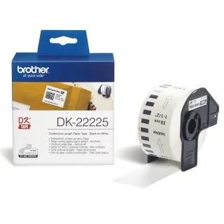 【Brother】3入組★DK-22225 連續標籤帶 耐久型紙質(38mm 白底黑字)