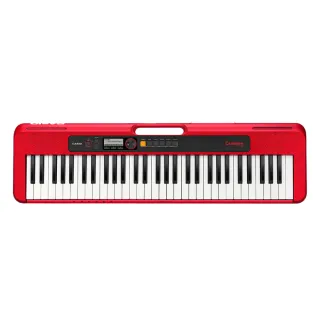 【CASIO 卡西歐】原廠直營61鍵標準電子琴(CT-S200RD-P5紅色)