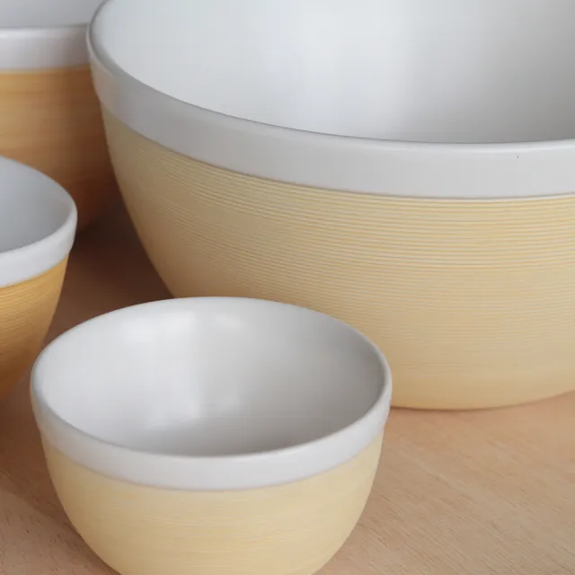 【JIA 品家】一家人吃飯系列雙層陶瓷碗12.5cm-無彩盒/裸裝(白色/黑色2色任選)