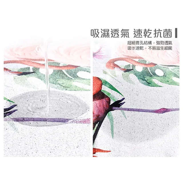 【Leader X】曼陀羅抗菌雙面絨速乾防滑瑜珈鋪巾(2色任選)