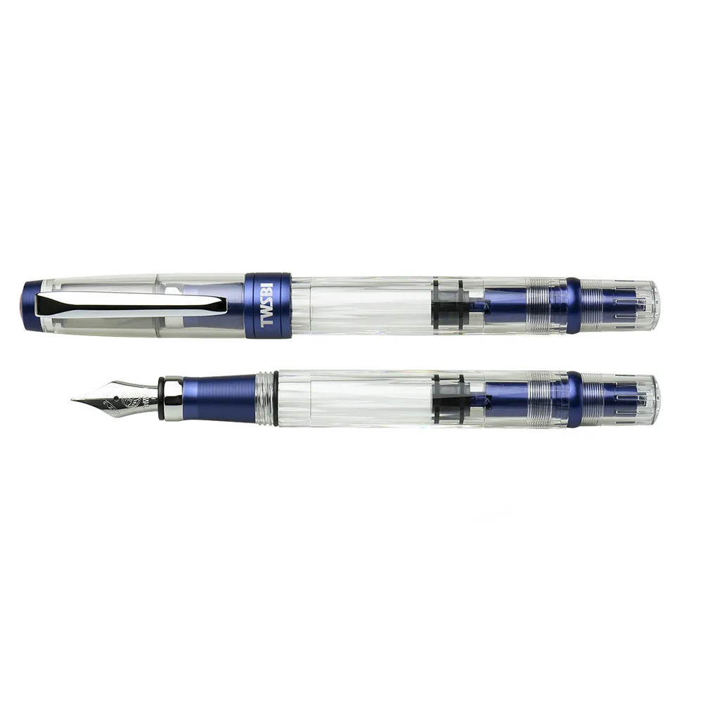 【臺灣 TWSBI 三文堂】鑽石580AL R 海軍藍 活塞鋼筆(陽極處理)