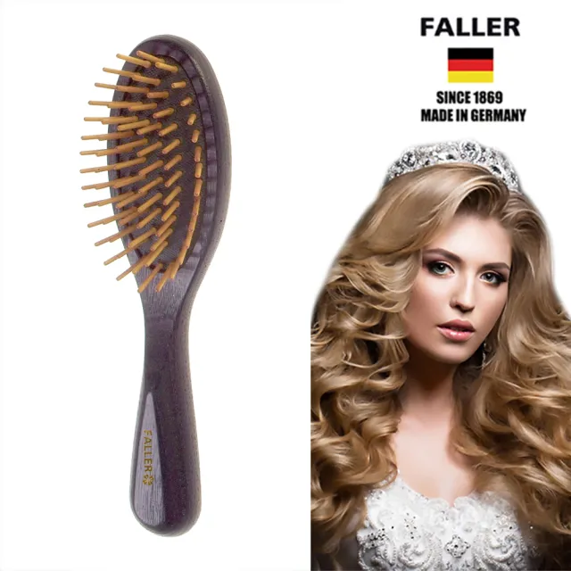 【FALLER 芙樂】德國製FSC梣木氣墊木齒梳防靜電柔順直髮(氣墊梳/梳頭按摩美容/10週年慶)