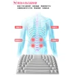【Leader X】腰椎伸展輔助器 按摩放鬆挺腰墊(兩色任選)