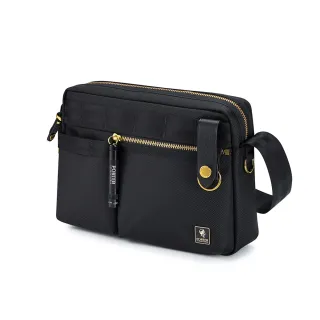 【PORTER INTERNATIONAL】自信經典NEW HEAT斜背包(黑)