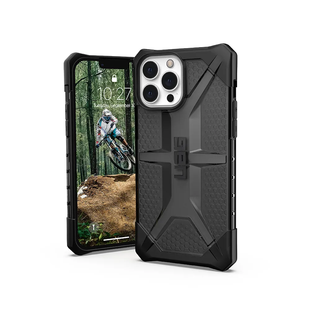 【UAG】iPhone 13 Pro Max 耐衝擊保護殼-透黑(UAG)