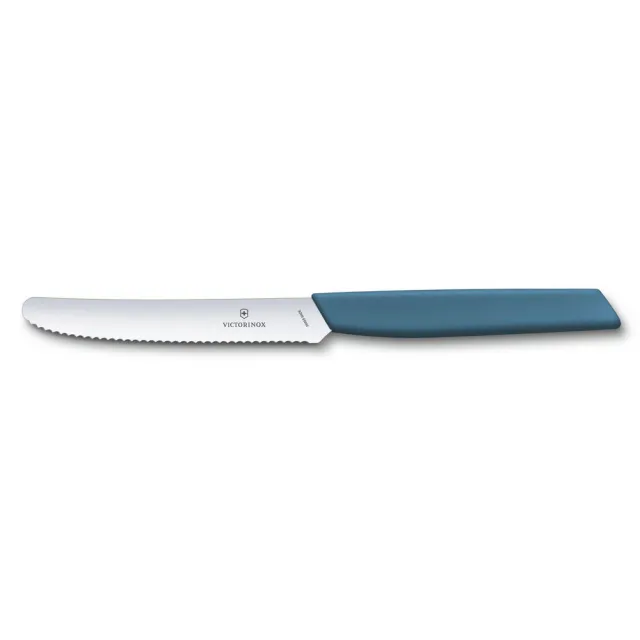 【VICTORINOX 瑞士維氏】Swiss Modern 蕃茄刀和餐刀(6.9003.11W/6.9006.11W2/6.9006.11W41)