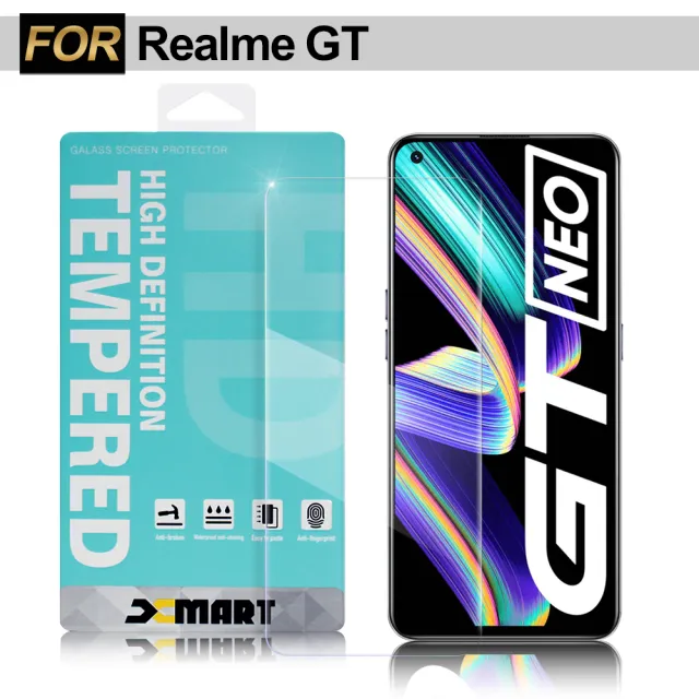 【X_mart】for Realme GT 薄型9H玻璃保護貼-非滿版