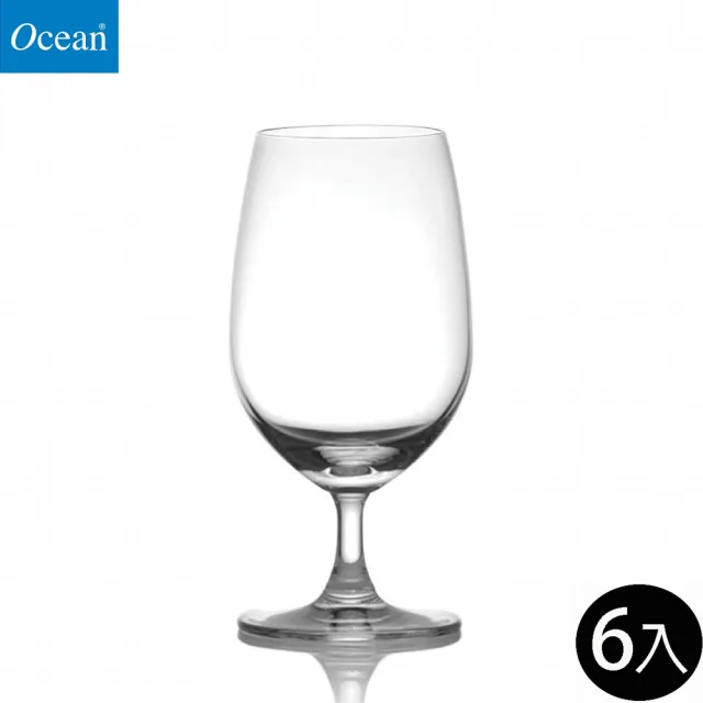 【Ocean】Madison 水杯 425ml 6入組 啤酒杯 玻璃杯(玻璃杯)