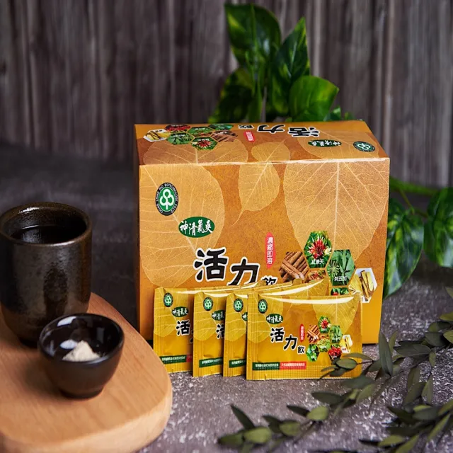 【長青寶】神清氣爽活力飲1入組 不含咖啡因 清爽無糖飲 隨時沖泡一杯補充元氣(1入36包)