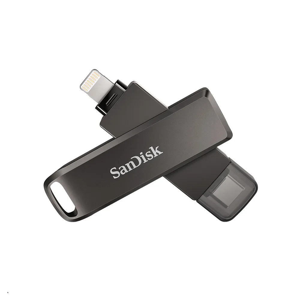 【SanDisk 晟碟】[全新版]64G iXpand Luxe L.TypeC 雙用隨身碟 原廠平輸(原廠2年保固 iPhone/iPad適用)