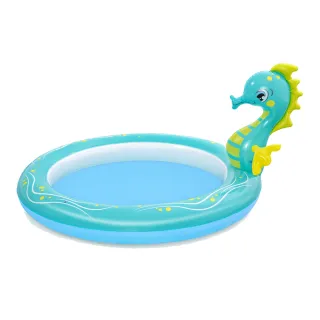 【BESTWAY】小海馬噴水兒童泳池(泳具 遊戲池 泳池)