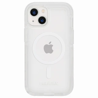 【PELICAN】iPhone 13 6.1吋 防摔抗菌手機保護殼 Voyager 航海家MagSafe專用版(透明)