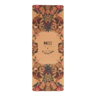 【Clesign】Eco Cork Yoga Mat 軟木瑜珈墊 5mm - Flowering Elephants(軟木瑜珈墊)