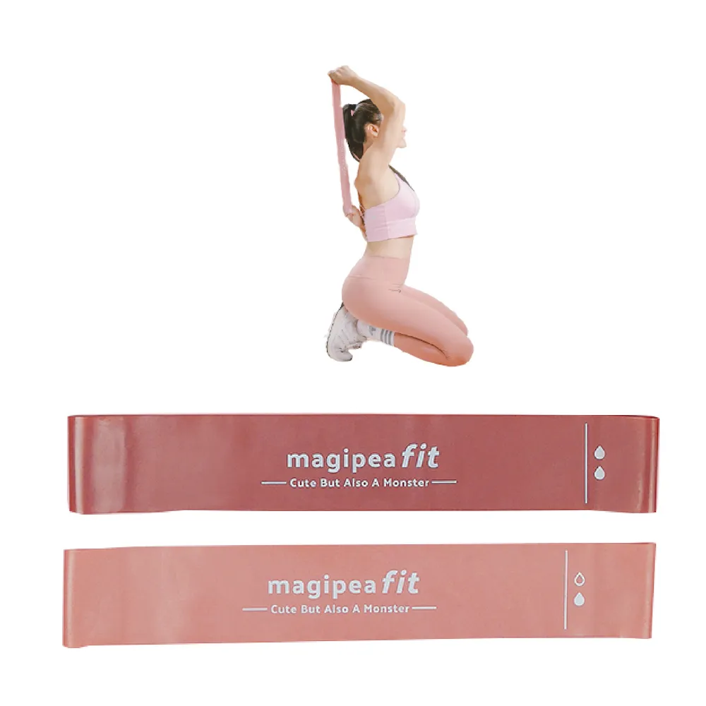 【MAGIPEA】美極品Fit 環狀瑜珈彈力帶(2入伸展瑜珈/拉筋/瑜伽帶)