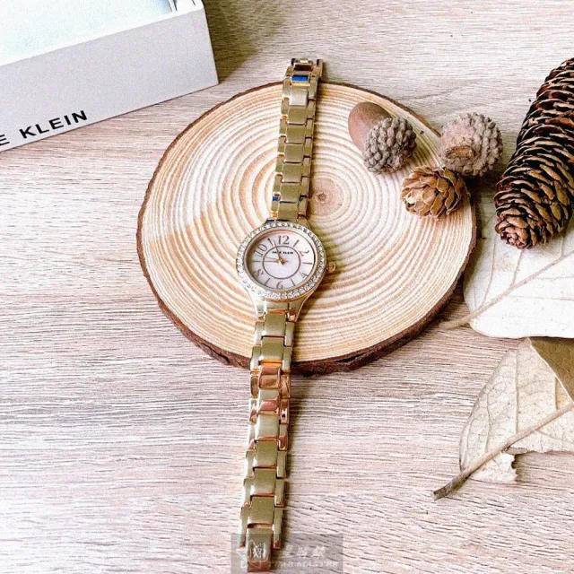 【ANNE KLEIN】雙11ANNE KLEIN安妮克萊恩女錶型號AN00216(玫瑰金色錶面玫瑰金錶殼玫瑰金色精鋼錶帶款)