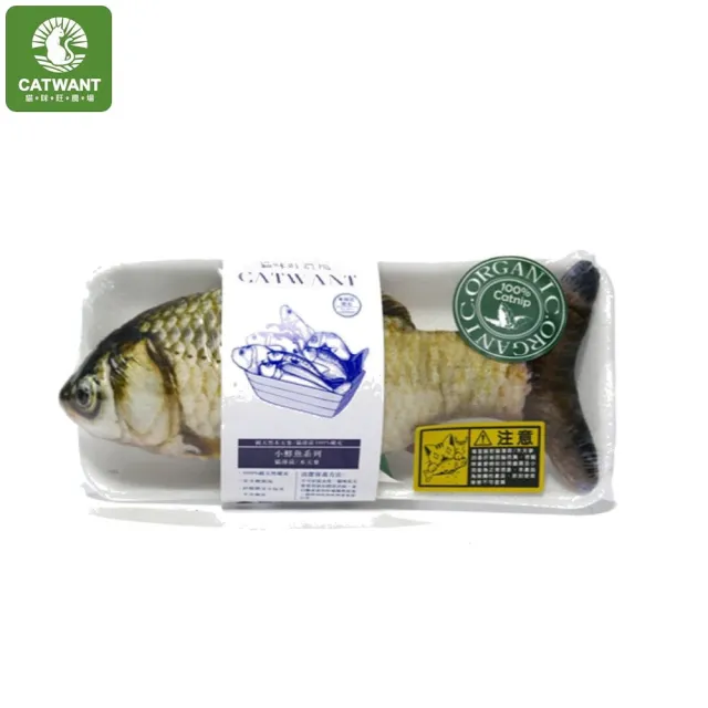【CATWANT 貓咪旺農場】Seafood 小鮮魚系列（虱目魚 / 鮭魚 / 鯉魚 / 鱒魚）(貓玩具/貓薄荷/木天蓼)