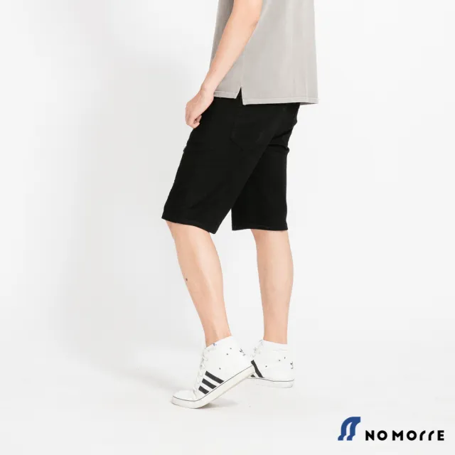 【NoMorre】休閒短褲 短褲 破壞補丁短褲 短褲男 男生短褲 韓版彈力 M-3L 黑色 台灣現貨 #7867(黑色)