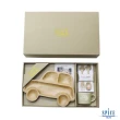 【SPICE】日本雜貨 兒童天然木餐具禮盒套組 2種造型(彌月送禮 天然環保 輕巧)