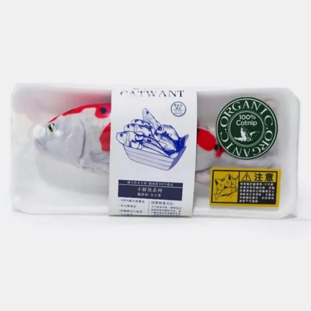 【CATWANT 貓咪旺農場】Seafood 小鮮魚系列(貓玩具/貓薄荷/木天蓼)